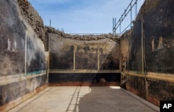 Imagine ce reprezintă „camera neagră”, cea mai recentă descoperire arheologică de la Pompei.