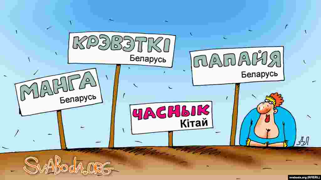 Актывіст Аляксей Паўлоўскі будзе зьбіраць подпісы за вяртаньне ў продаж беларускага часныка. Ён цьвердзіць, што паўсюль толькі прывазны.