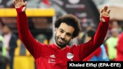 محمد صلاح، ستاره مصری فوتبال تیم لیورپول بریتانیا