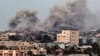Газа тилкесинин түштүгүндөгү Рафах шаары жөөт армиясынын бомбалоосунан кийин, 5-февраль, 2024-жыл. 