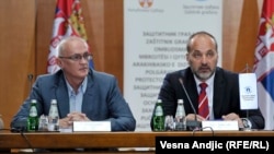 Poverenik za informacije od javnog značaja Rodoljub Šabić i zaštitnik građana Saša Janković