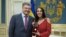 Победительница "Евровидения-2016" Джамала и президент Украины Петр Порошенко