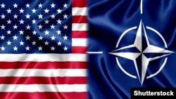 Zastave SAD i NATO 