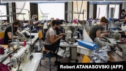 Radnice u tekstilnoj industriji u Štipu, 8. jul 2021.