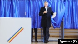 Președintele Klaus Iohannis a votat la prezidențiale și la referendumul din Capitală.