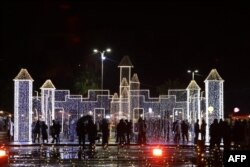 چراغانی‌های کریسمس در دمشق