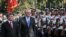 Presidenti i Maqedonisë Gjorgje Ivanov dhe ai i Serbisë, Tomisllav Nikolliq