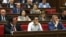 Armenia -- Deputies from the opposition Prosperous Armenia Party attend a parliament session in Yerevan, June 19, 2019.
