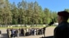 Під час польових навчань мінських десятикласників у військовій частині внутрішніх військ № 3310, Мінський район, Білорусь, червень 2026 року