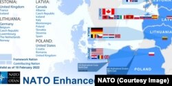 Până acum, NATO avea grupuri de luptă în Polonia, Lituania, Letonia și Estonia. Li se alătură Bulgaria, Ungaria, România și Slovacia.