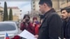 Ukrayna səfirliyi önündə dəstək aksiyası 