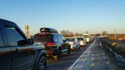 Gužva na granici Poljske i Ukrajine u selu Hruszow 25. februar.