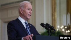 U.S. President Joe Biden has said that "nothing is off the table" when asked if oil could be the next target of sanctions against Russia. 
