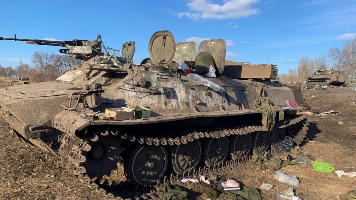 Russian Armor 'Destroyed' On Outskirts Of Kharkiv