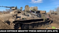 Russian Armor 'Destroyed' On Outskirts Of Kharkiv