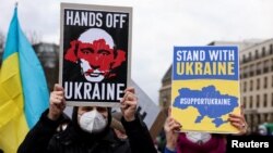 تظاهرات علیه اقدامات روسیه در قبال اوکراین در برلین، آلمان