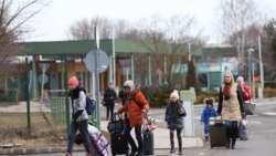 Dolazak žena i djece u Mađarsku, Beregsurany, 25. februar 2022.