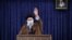 Iranian Supreme Leader Ayatollah Ali Khamenei speaks on February 17.