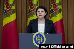 Natalia Gavrilița, prim-ministrul Republicii Moldova.