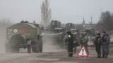 Российские военные грузовики в Крыму, архивное фото