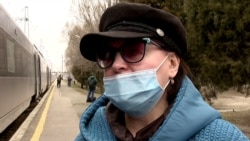 Fleeing War, Ukrainians Say They'll Go 'Wherever There's An Open Door'