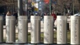 A monument to the murdered children of Sarajevo