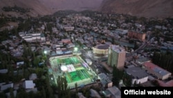 Khorugh, the capital of Tajikistan's Gorno-Badakhshan region