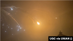Ուկրաինա - ՀՕՊ համակարգը խոցում է թիրախը Կիևի երկնքում, արխիվ