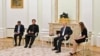 Pakistani Prime Minister Imran Khan met with Russian President Vladimir Putin at the Kremlin on February 24.