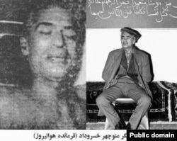 عکس‌هایی که از خسروداد پیش و پس از اعدام در روزنامه‌ها منتشر شد