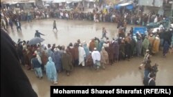 Hundreds of people witnessed the public flogging on a central square in Tarin Kowt, the capital of Uruzgan Province, on February 22.