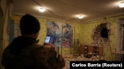 کی‌یف جدایی‌طلبان شرق اوکراین را متهم کرده که یک مهدکودک را بمباران کرده‌اند