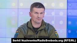 Сергій Собко у студії Радіо Свобода у лютому 2022 року