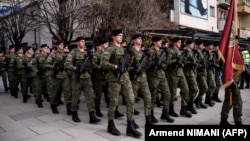 Безбедносните сили на Косово на парада во Приштина