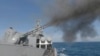 Затонула «Москва»: з’явилися ймовірні фото і відео крейсера під час пожежі