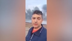«Вот смотрите, что дружеская Россия сделала, воронка, слышны взрывы еще»: обстрел аэродрома в Николаеве
