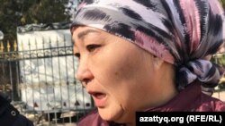 5 қаңтарда Алматыда оқ тиіп, қаза болған 22 жастағы Аңсар Исламның анасы Жазира Жандарбекова 