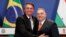 Orbán Viktor miniszterelnök és Jair Bolsonaro akkori brazil államfő Budapesten 2022. február 17-én