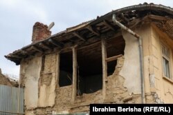Gjendja aktuale e shtëpisë së Shefqet Mehmetit në Prishtinë.