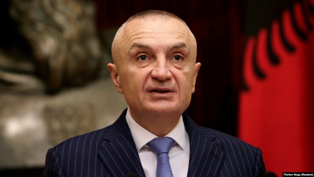 Former Albanian President Ilir Meta (file photo)