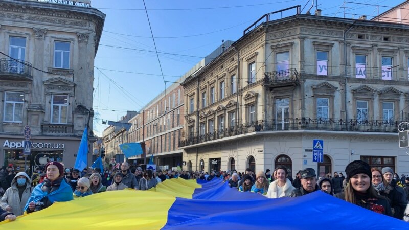 «Українці чинитимуть опір». Марш Єдності у Львові