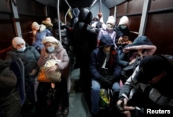 Эвакуация жителей Донецка в Россию. 18 февраля 2022 года