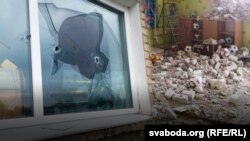 Абстраляны дзіцячы садок у Луганскай вобласьці