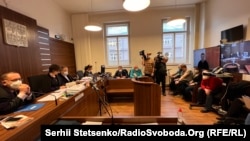 Судове засідання у справі про екстрадицію Олександра Франчетті у Празі, лютий 2022 року