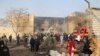تصویری از محل سقوط هواپیمای جنگی در تبریز