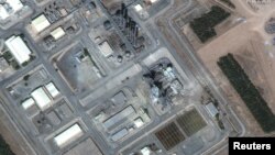 Satelitski snimak prikazuje infrastrukturu u objektu Arak, nakon izraelskih vazdušnih napada, u Iranu, 19. juna 2025. godine.