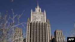 The Russian Foreign Ministry building in Moscow (file photo)