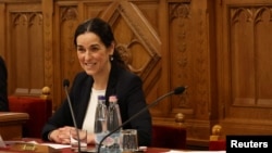 Ministra de Externe desemnată a Ungariei, Anita Orbán, la audieri de confirmare în parlamentul de la Budapesta, 11 mai 2026