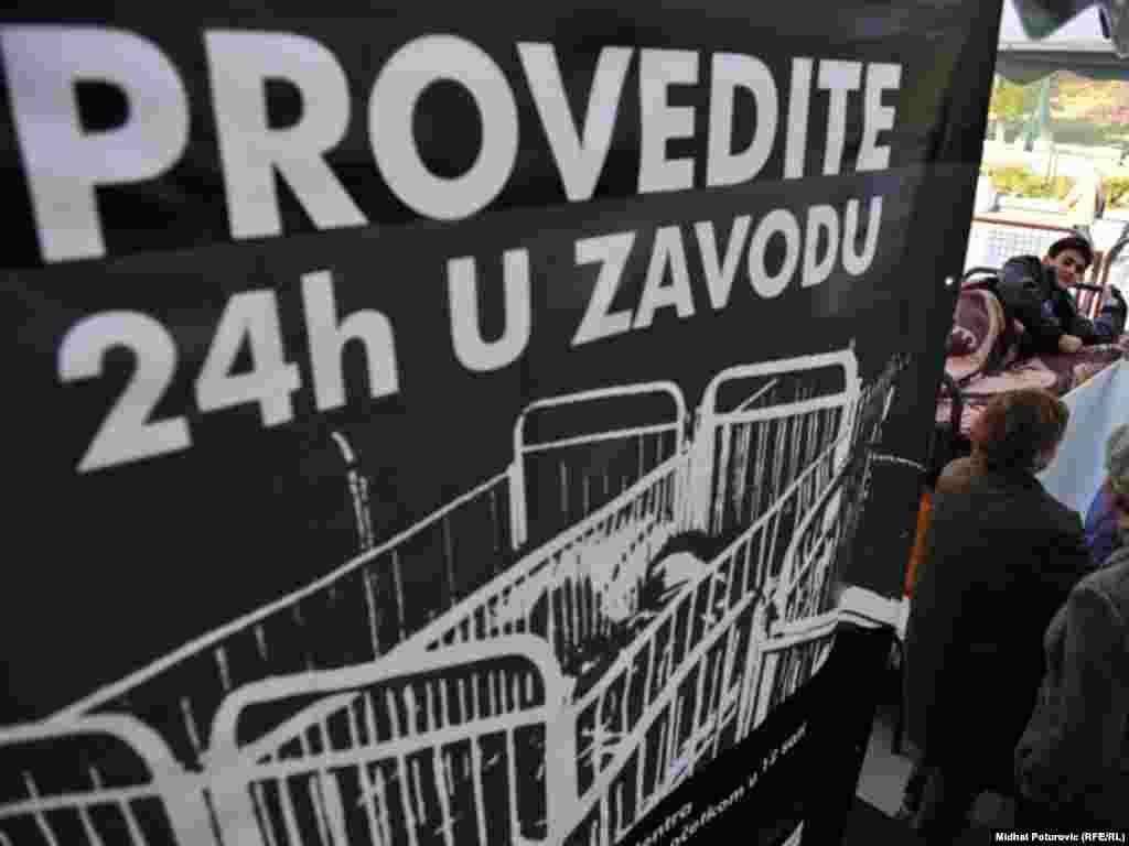 Projekt kojim se želi pružiti podrška štićenicima Zavoda za zaštitu djece i omladine s posebnim potrebama u Pazariću, Sarajevo, 03.11.2011. 