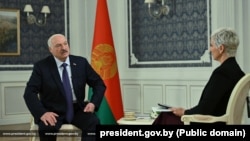 Олександр Лукашенко під час інтерв’ю телеканалу «Аль-Арабія», 15 червня 2026 року